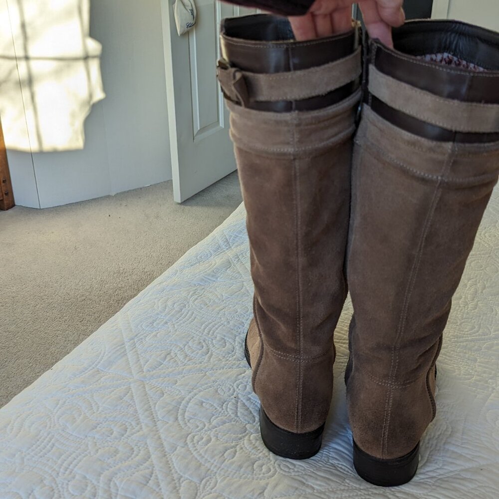 GEOX suede boots- size 38.5 Made in Italy - Picture 3 of 12